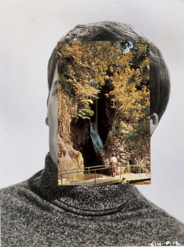 Mask XXII, 2005 - Film Still Collage by John Stezaker - Click for Next Image