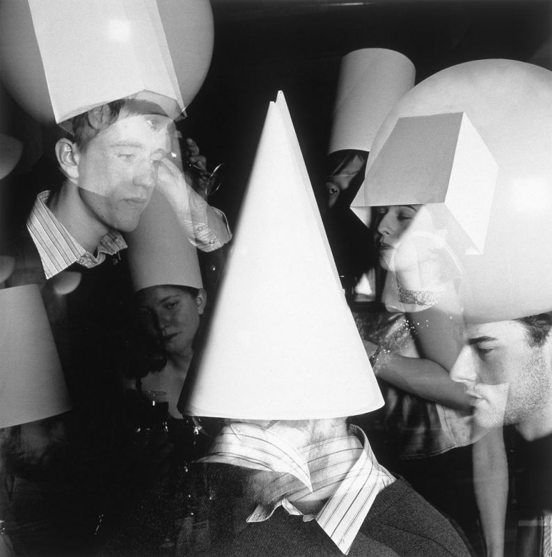 Cubist Party (Seen From Three Sides Of A Cone), 2004 
 by John Hilliard - Click for Next Image