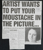 Artist wants to put your Moustache in the Picture...