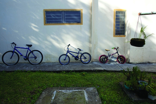 ‘Bicycles leaning on the wall behind the orphan house.’ - Michele Zambon - University of Westminster