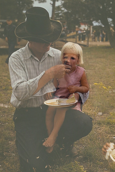 ‘Homesteader feeding his daughter’ - James Ellis - London College of Communication