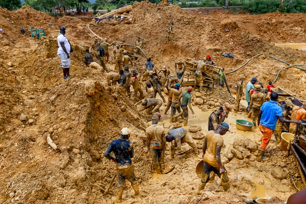 ‘A illegal mining operation in Kyebi, Eastern Region.’ - Heidi Woodman - University of Westminster