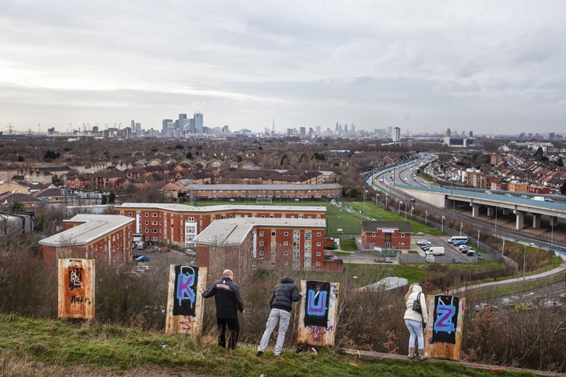 ‘The East End as seen from the Beckton Alp.’ - Andrea Baldo - University of Westminster