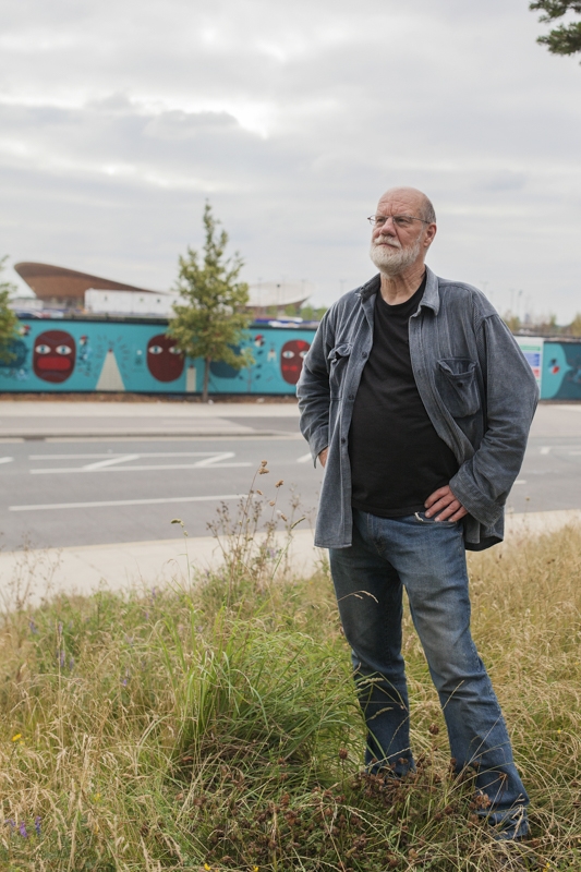 ‘Julian Cheyne. 450 tenants used to live in the Clays Lane Housing Estate. Julian was one of them. He lived there from 1991 to 2008 when he got evicted. To redevelop the area they utterly changed the landscape. There was a cycle lane that used to go through the hills. Even though there were a massive presence of industrial estates all over the Valley, where now you can see new buildings there used to be a silent and a beautiful river side.’ - Andrea Baldo - University of Westminster