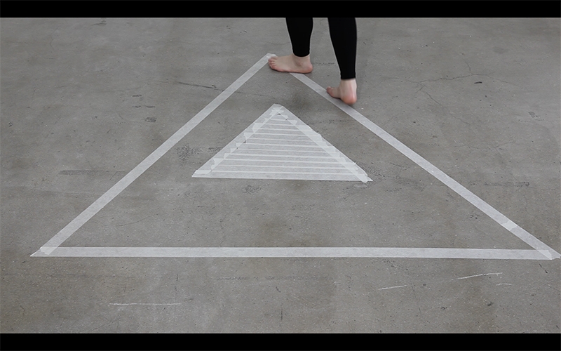 ‘Still image, In-between two triangles, HD Video 201’ - Miyoung Kim - Royal College of Art