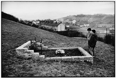 Monument marking the spot where three I.R.A. members were shot by the S.A.S., Strabane Co. Tyrone by Tony O'Shea