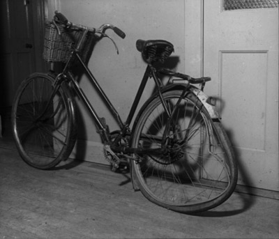 Fatal accident, Co. Armagh lorry strikes bicycle from the Royal Ulster Constabulary Scene of the Crime Archive